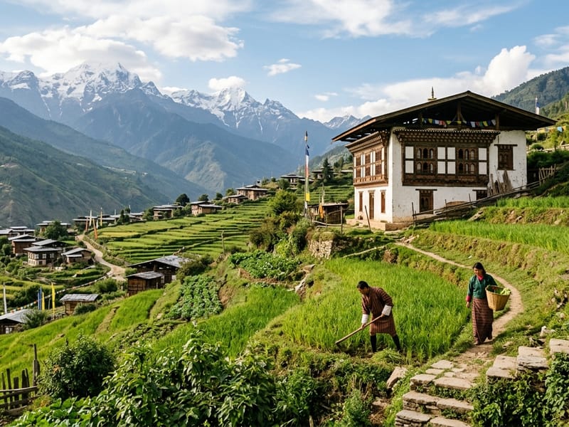 Bhutanese Farm Life
